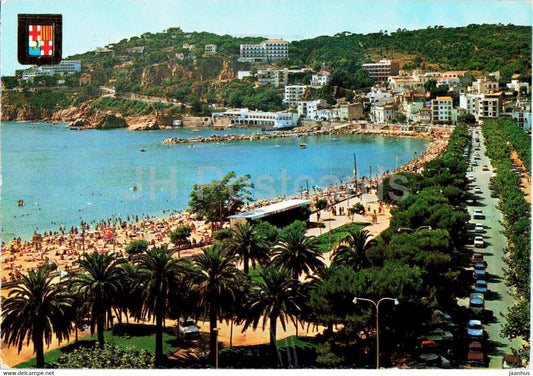 San Felieu de Guixols - Paseo Maritimo y Sant Elm - promenade - 5476 - 1972 - Spain - used - JH Postcards