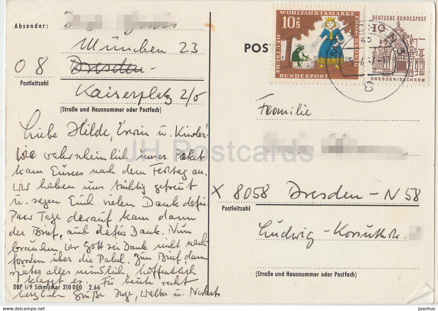 Postillione der Grossherzoglich Mecklenburg Strelitzschen Post - Postmen - Mail Service - Germany - used