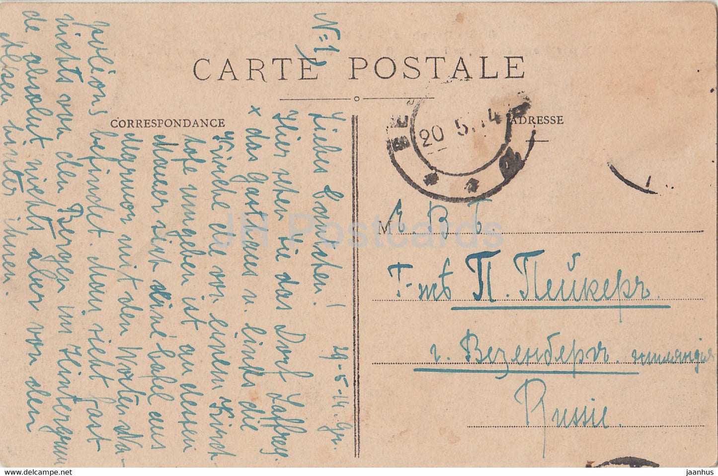 Dauphine - Le Village de Laffrey - traverse par Napoleon I le 7 mars 1815 - 636 - old postcard - 1914 - France - used