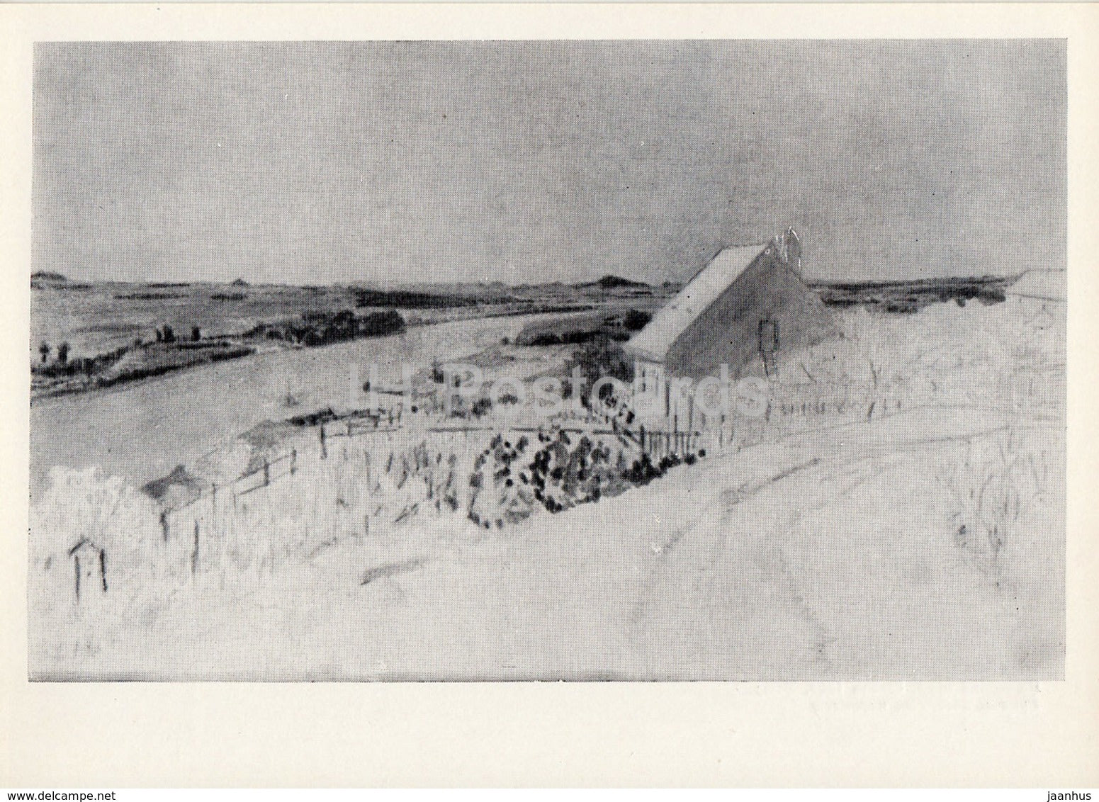 Painting by Josef Manes - Rzhipsky Region - Czech art - 1971 - Russia USSR - unused - JH Postcards