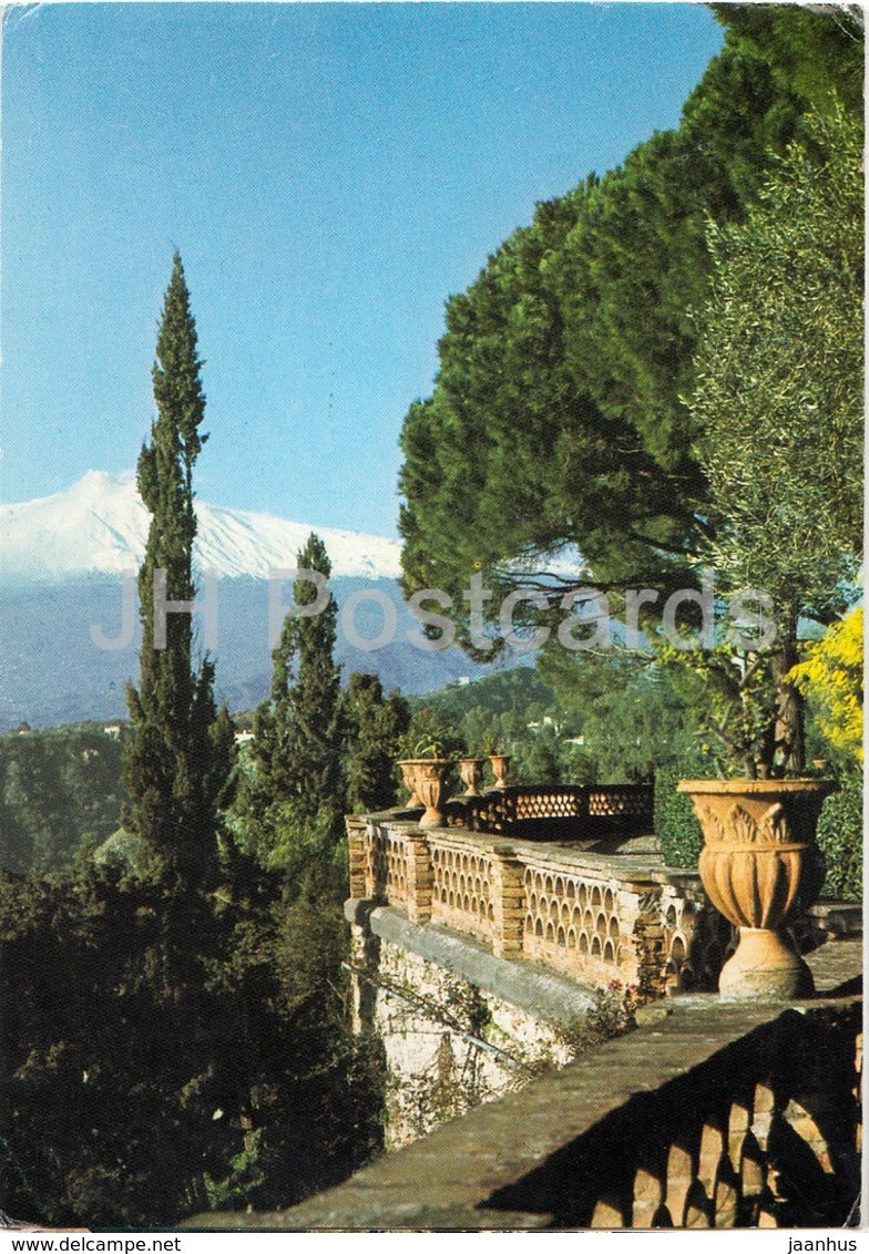 Taormina - Sicilia - postcard on thin paper - Italy - 1980 - used - JH Postcards