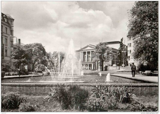 Theater des Friedens - theatre - Halle - Saale - Germany - used - JH Postcards