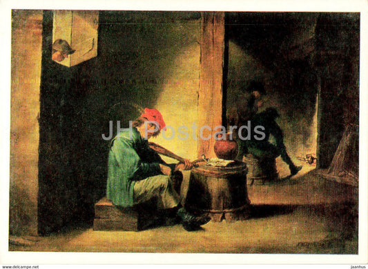 painting by School of David Teniers the Younger - Flemish Art - 1989 - Russia USSR - unused - JH Postcards