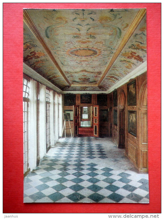 The Palace of Monplaisir , The Eastern Gallery - Petrodvorets - 1978 - USSR Russia - unused - JH Postcards
