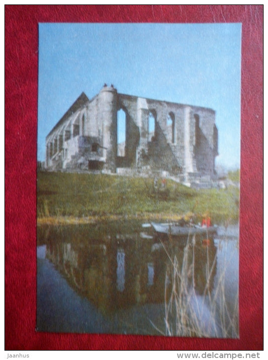 Pirita Convent ruins - St. Brigitta monastery - Tallinn - 1972 - Estonia USSR - unused - JH Postcards