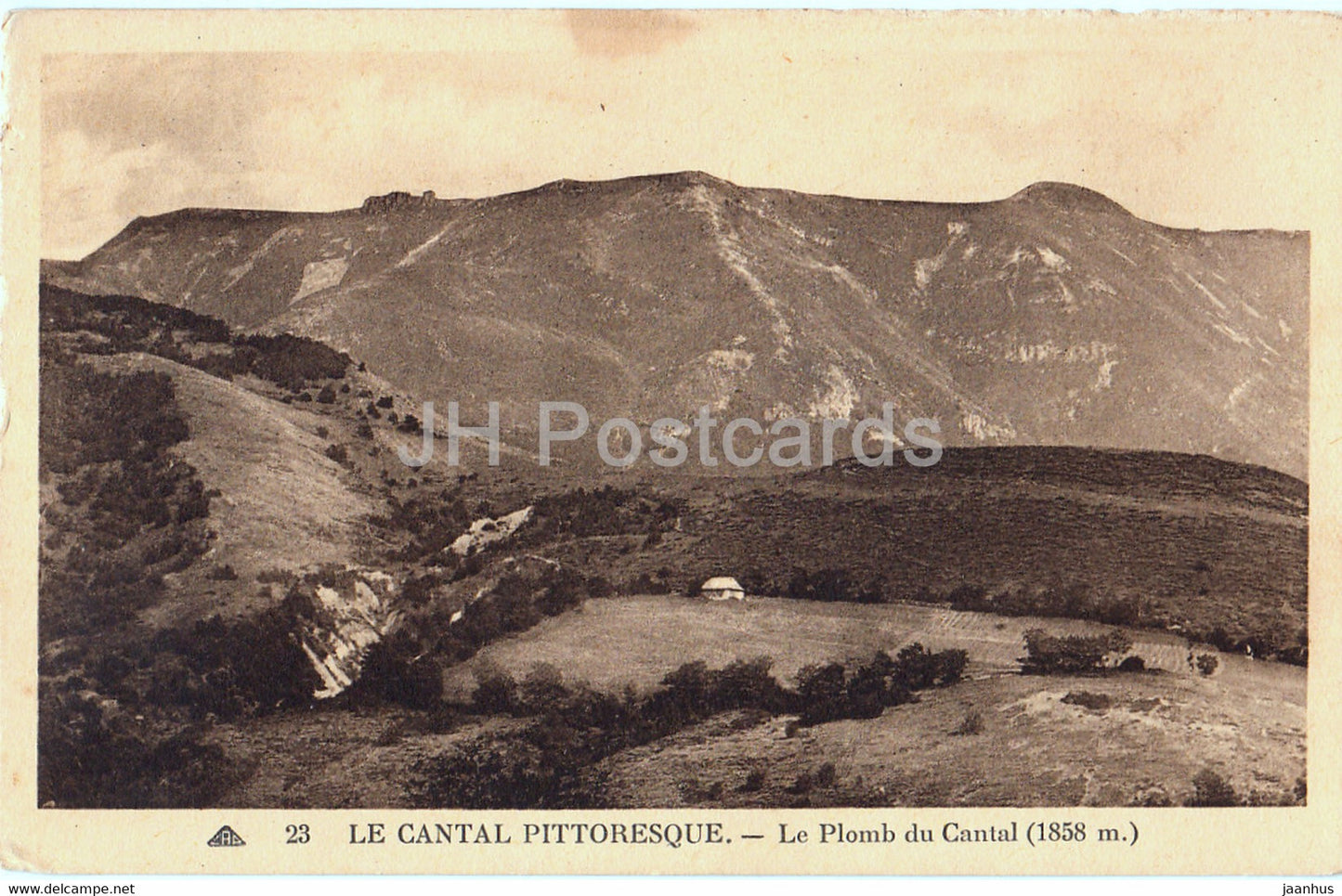 Le Cantal Pittoresque - Le Plomb du Cantal 1858 m - 23 - old postcard - France - unused - JH Postcards