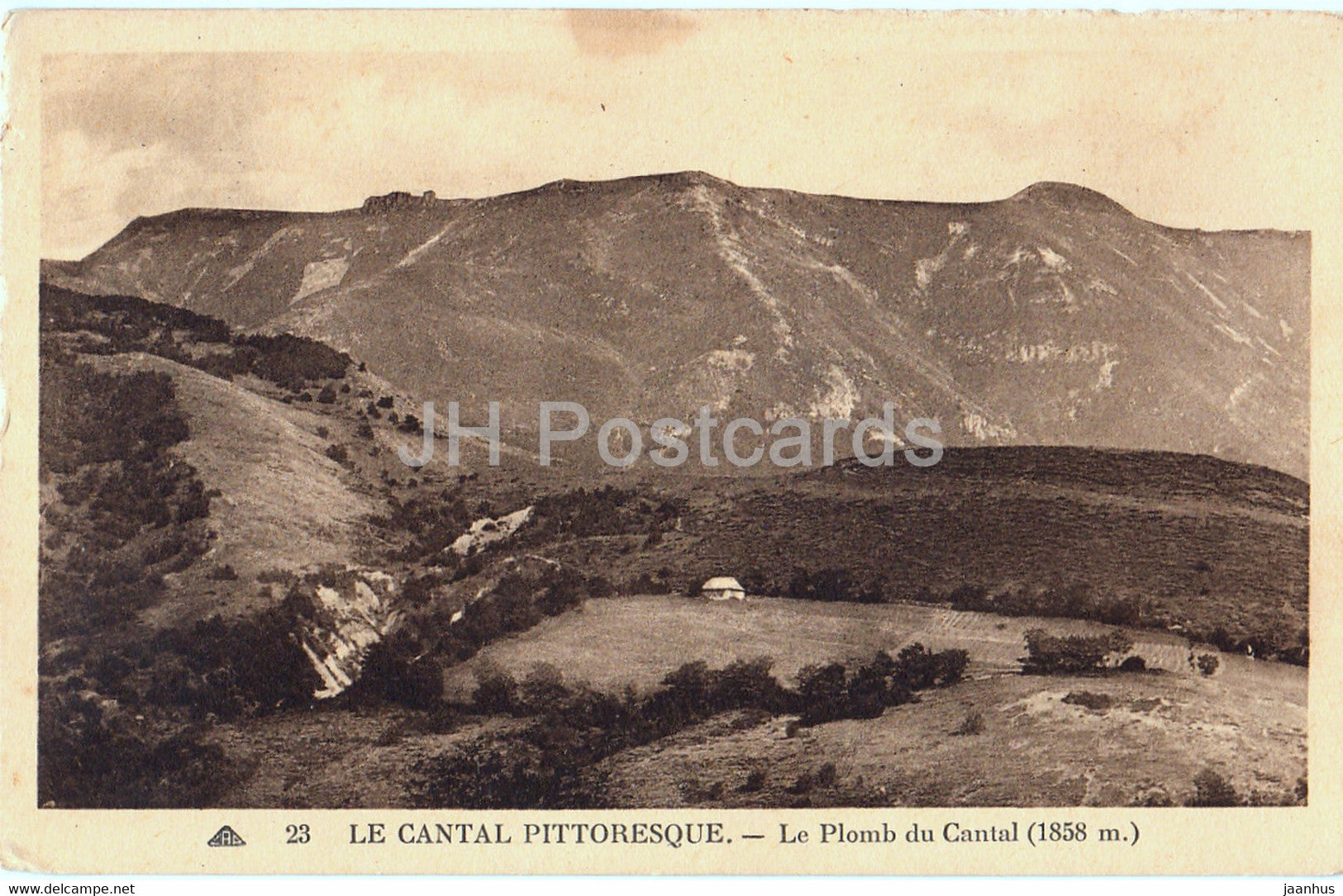 Le Cantal Pittoresque - Le Plomb du Cantal 1858 m - 23 - old postcard - France - unused - JH Postcards