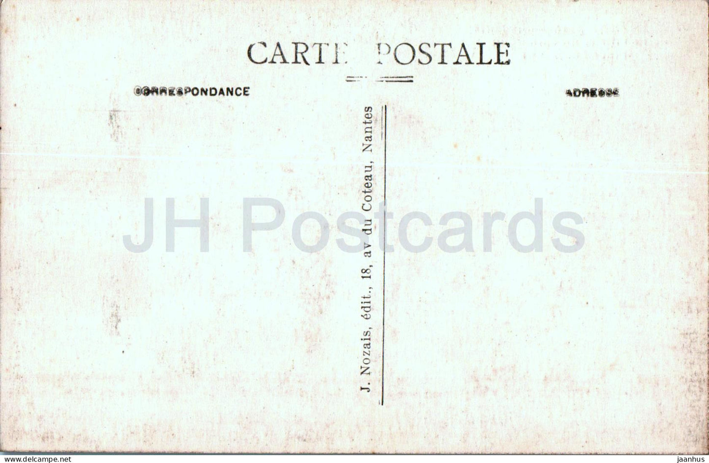 Nantes - L'Ancienne porte de la Ville et uncoin de la Place Louis XVI - 57 - alte Postkarte - Frankreich - unbenutzt 