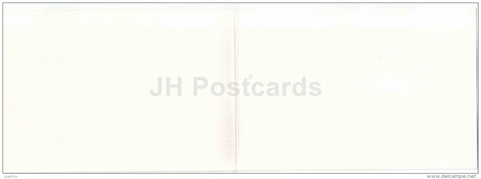 New Year greeting card - fir tree - decorations - 1974 - Estonia USSR - unused - JH Postcards