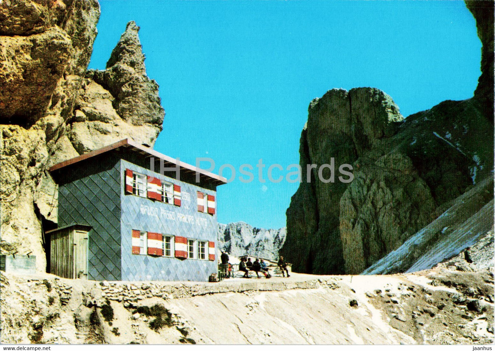 Rif Passo Principe - Gruppo del Catinaccio - Passo Principe Hutte - Rosengartengruppe - Italy - unused - JH Postcards