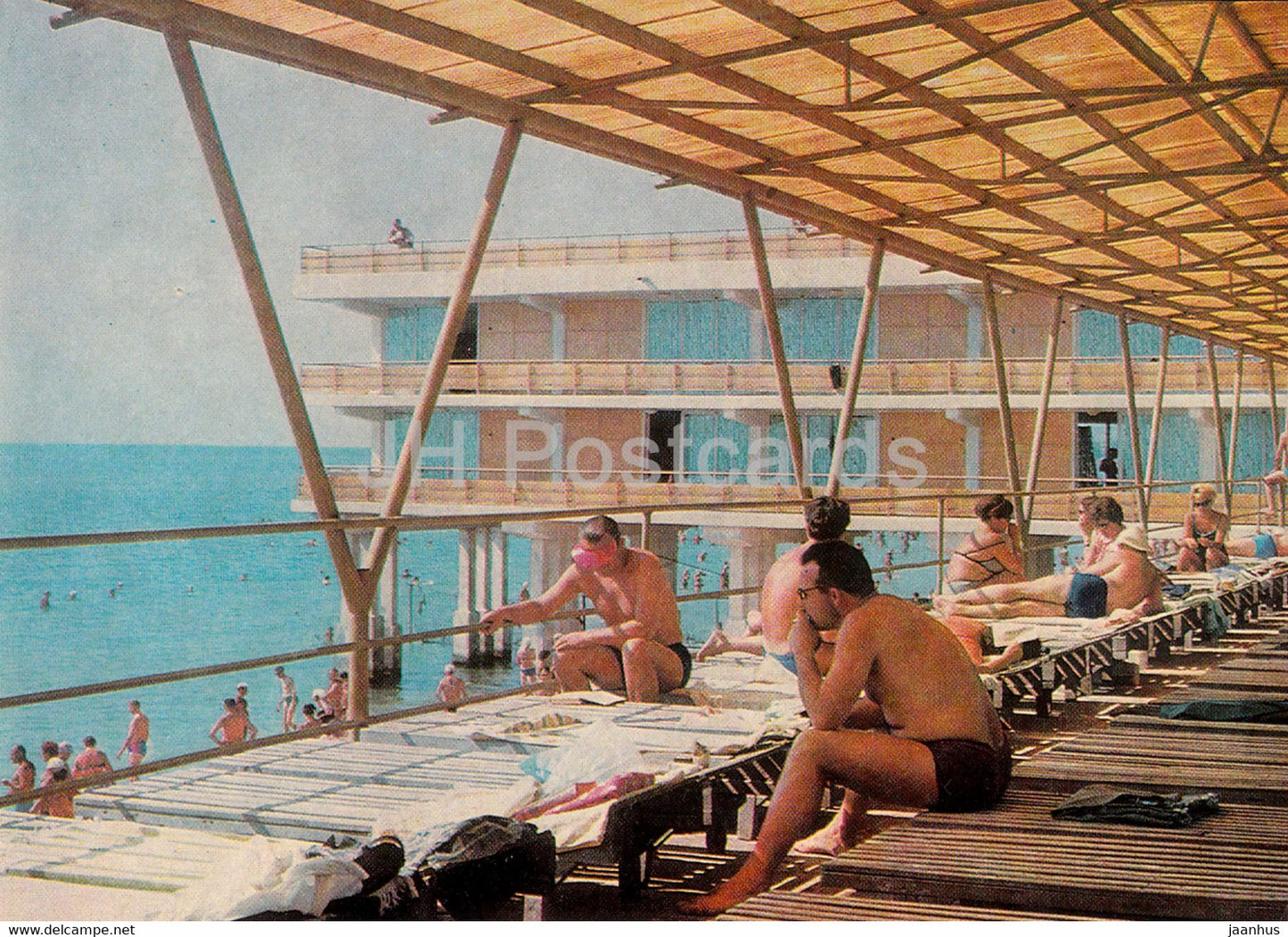 Yevpatoriya - Evpatoria - climate pavilion - Crimea - 1971 - Ukraine USSR - unused - JH Postcards