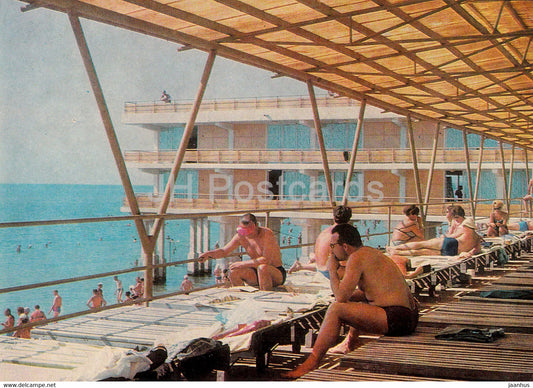 Yevpatoriya - Evpatoria - climate pavilion - Crimea - 1971 - Ukraine USSR - unused - JH Postcards