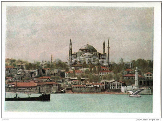 Istanbul View - European Views - 1958 - Turkey - unused - JH Postcards