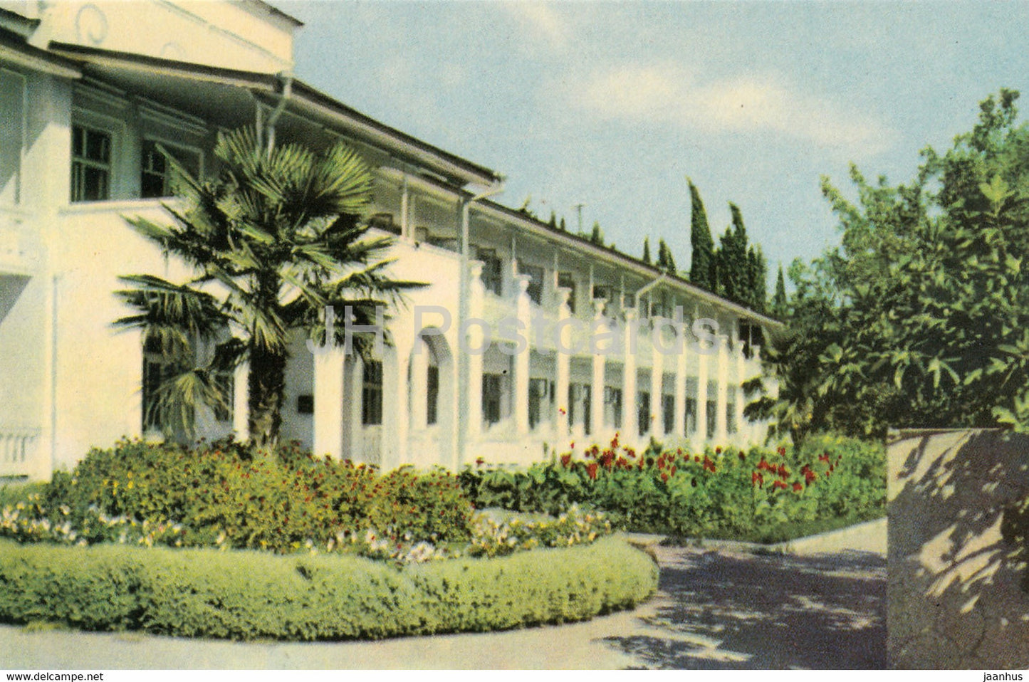 Miskhor - Palmiro Togliatti sanatorium - 1 - Crimea - 1968 - Ukraine USSR - unused - JH Postcards