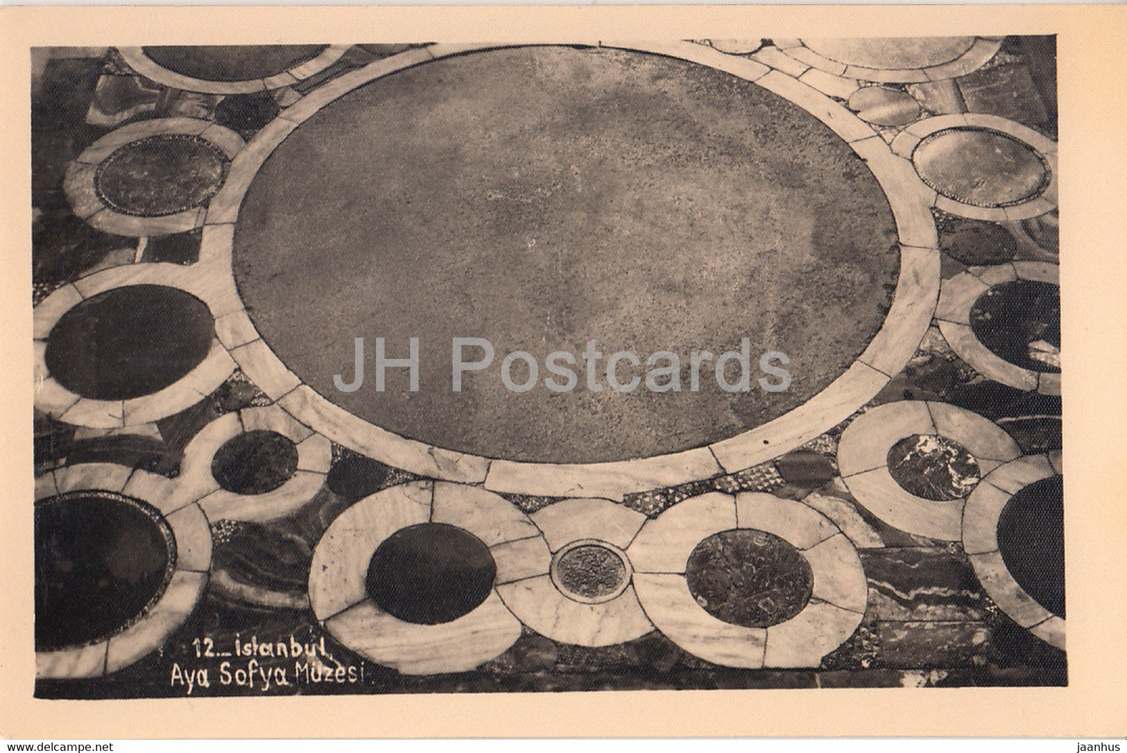 Istanbul - Aya Sofya Muzesi - Istanbul - Hagia Sophia Museum - 12 - old postcard - Turkey - unused - JH Postcards