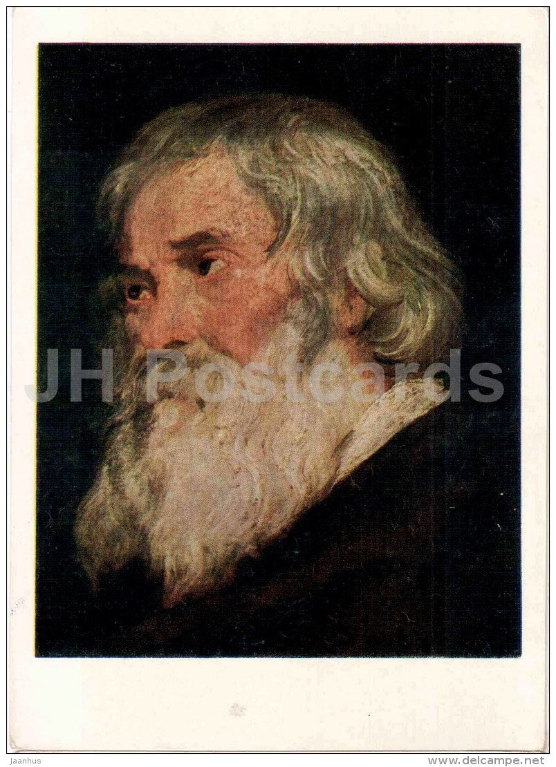 painting by Peter Paul Rubens - Old Man - Flemish art - 1957 - Russia USSR - unused - JH Postcards