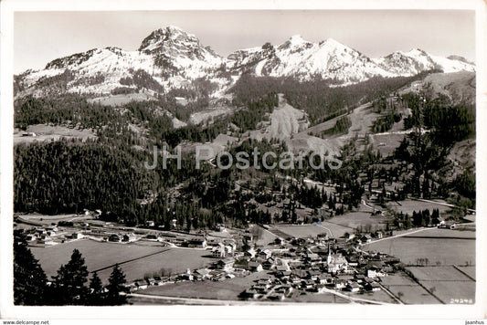 Bayrischzell 802 m - mit Wendelstein 1838 m old postcard - Germany - used - JH Postcards