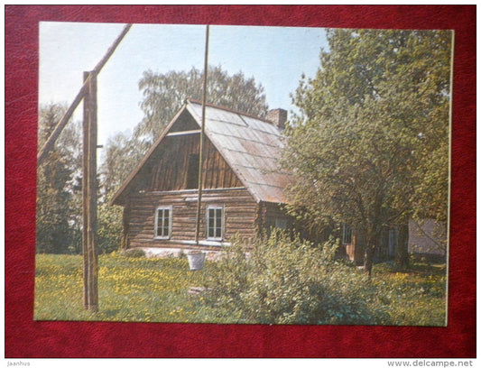 Võisilma farm - wooden draw well - Harju district - 1981 - Estonia USSR - unused - JH Postcards