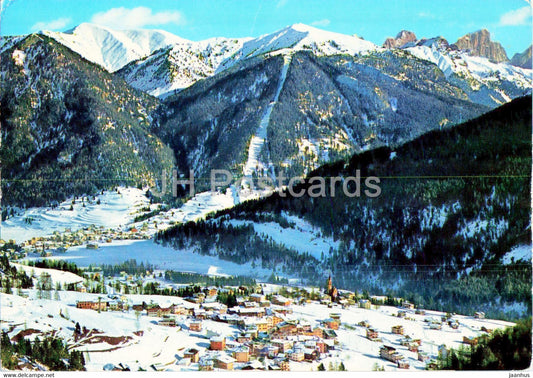 Dolomiti - Vigo di Fassa - Panorama sullo sfondo la Marmolada - 1978 - Italy - used - JH Postcards