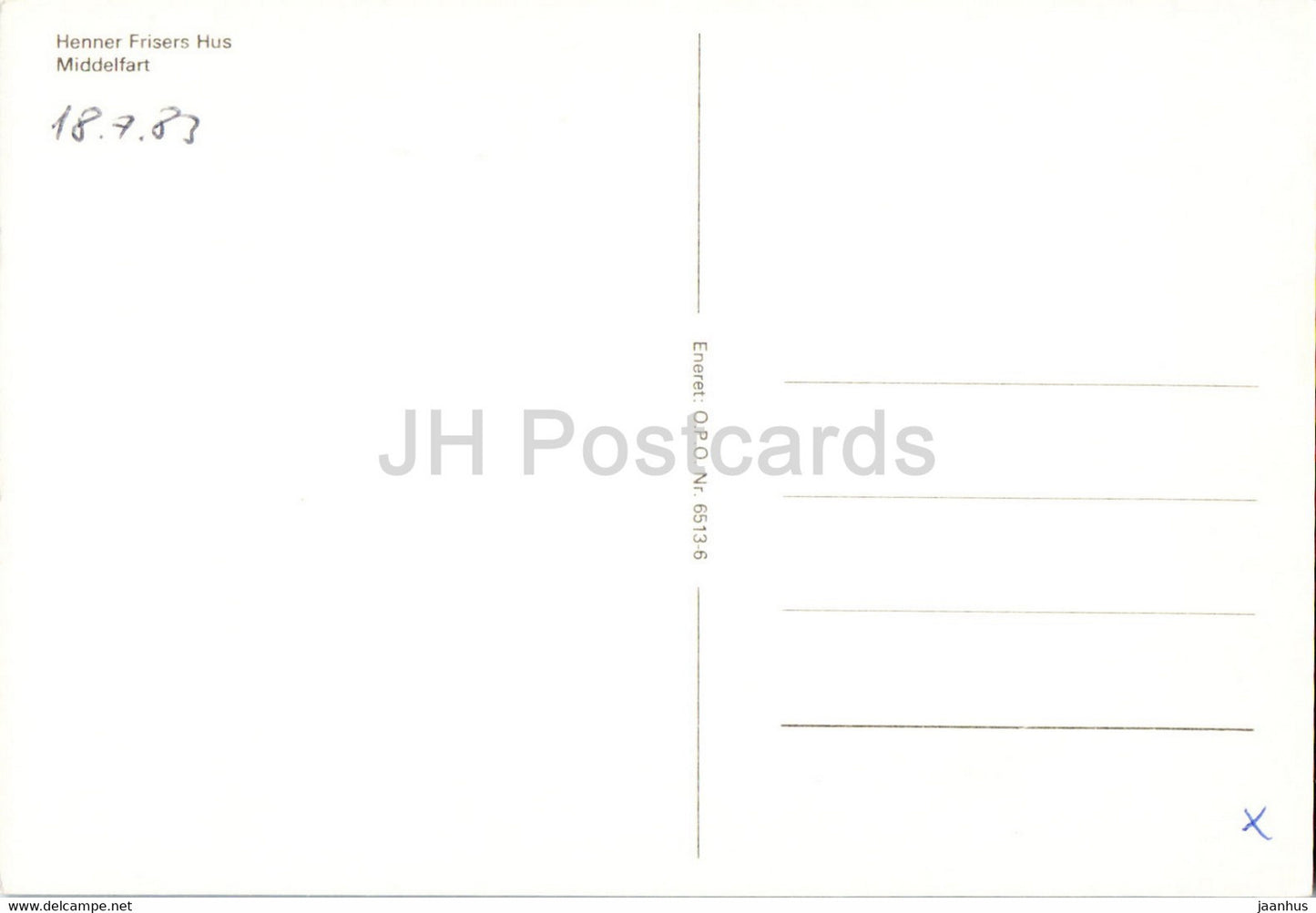 Middelfart – Henner Frisers House – 1983 – Dänemark – gebraucht