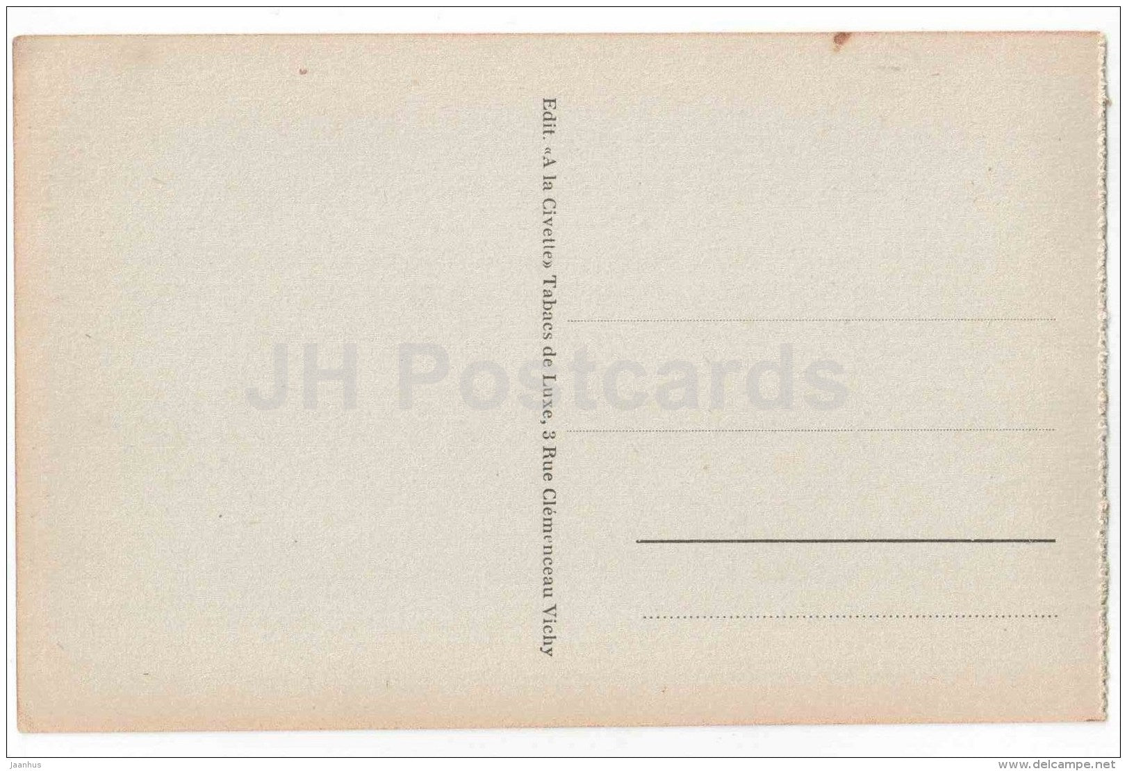 La Tour de l´Horloge - The Clock Tower - 63 - spring - Vichy - Allier - France - unused - JH Postcards