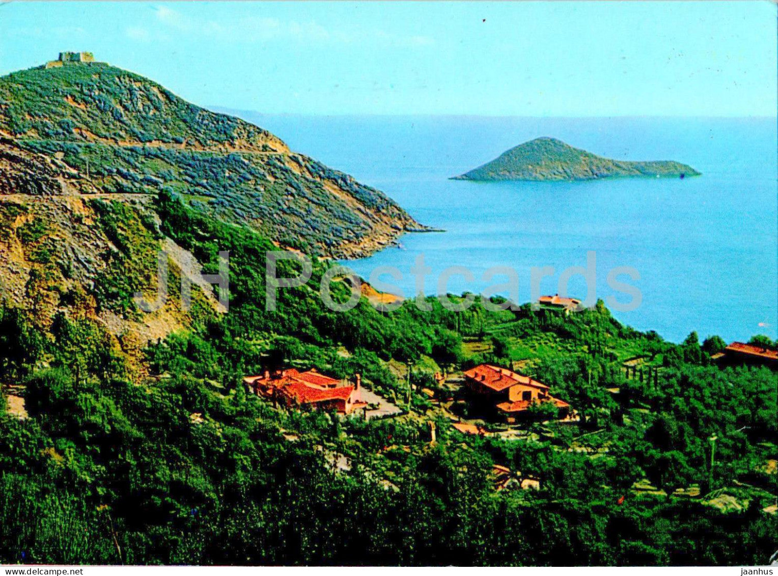 Porto Ercole - Scorcio panoramico - panoramic view - A/114 - 1982 - Italy - used - JH Postcards