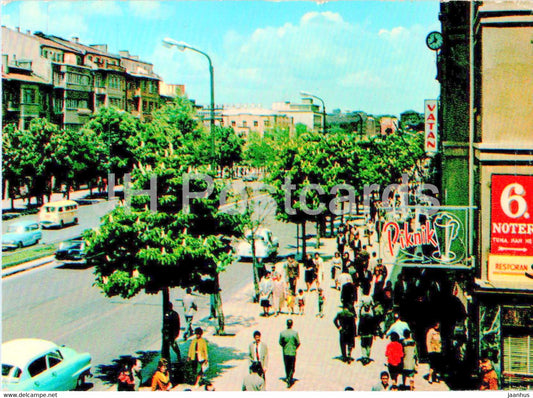 Ankara - The Ataturk boulevard - 1964 - Turkey - used - JH Postcards