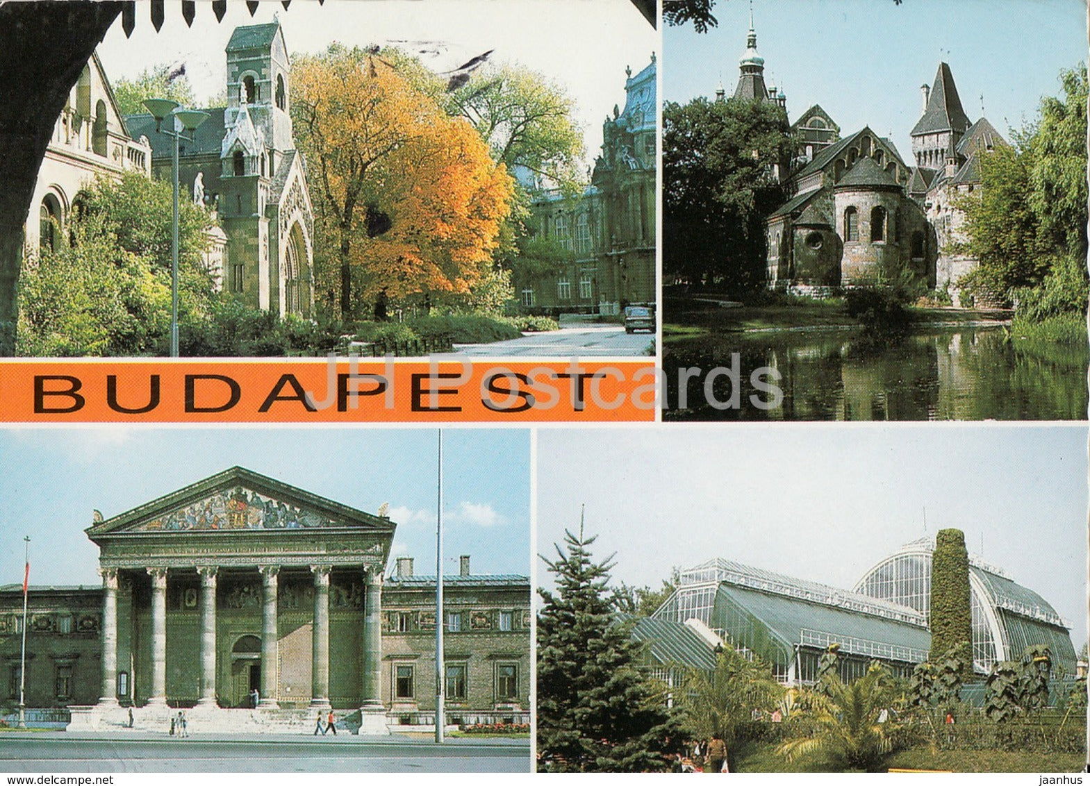 Budapest - architecture - multiview - 1979 - Hungary - used - JH Postcards