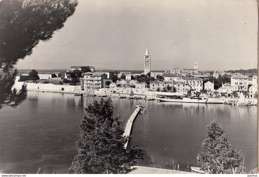 Rab - town view - 3233 - 1962 - Yugoslavia - Croatia - used - JH Postcards