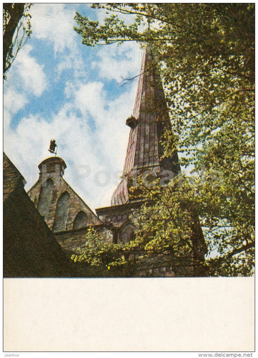 In Old Riga - church - old town - Riga - Latvia USSR - unused - JH Postcards