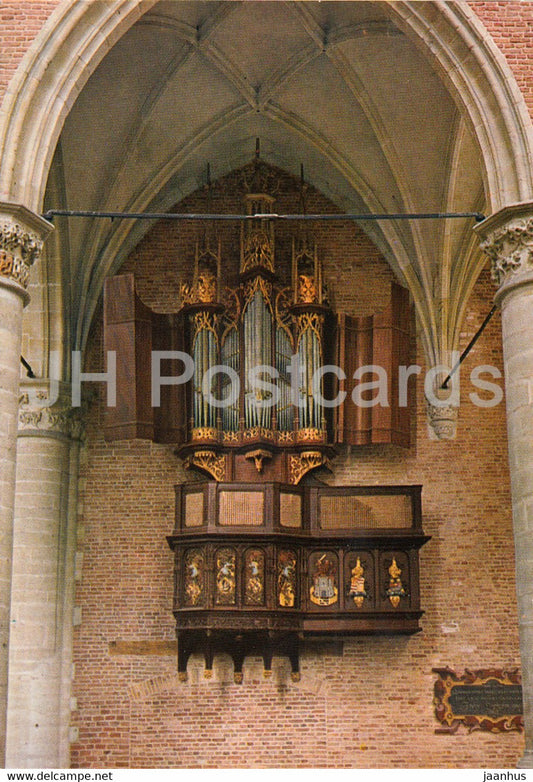 Alkmaar - Grote Kerk - Kleine Orgel - church - organ - Netherlands - unused - JH Postcards