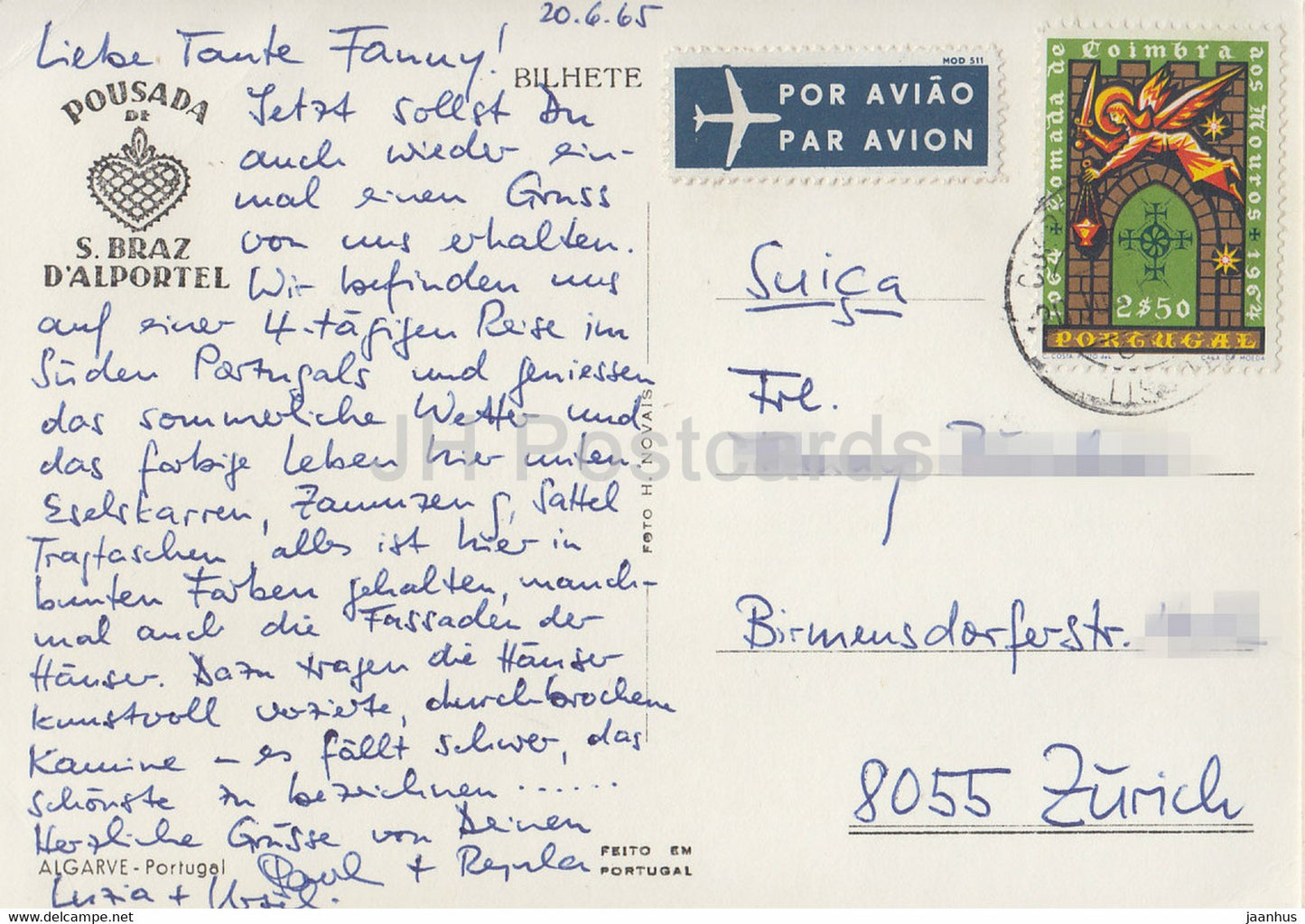 Pousada S Braz D'Alportel - Algarve - 1965 - Portugal - occasion