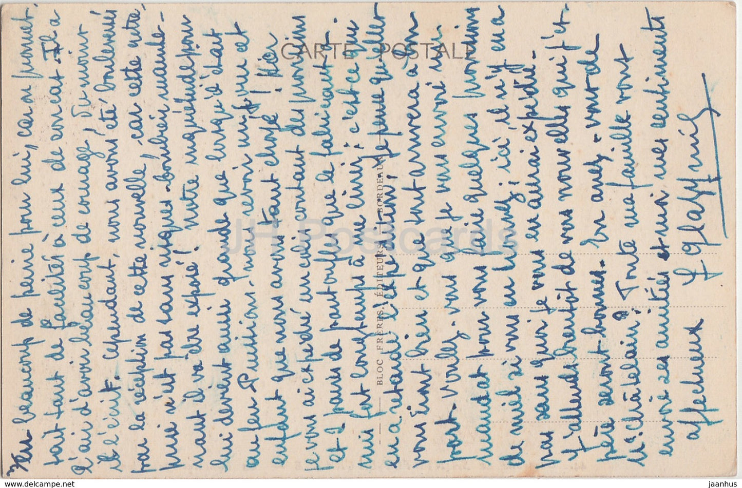 Environs de Sainte Foy de la Grande - La Fontaine Petrifiante - 44 - old postcard - France - used