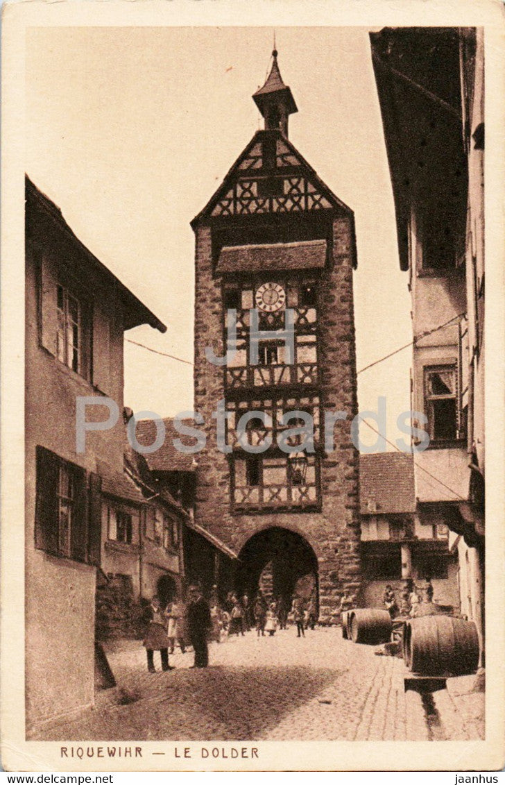 Riquewihr - Le Dolder - Braun et Cie - old postcard - France - unused - JH Postcards