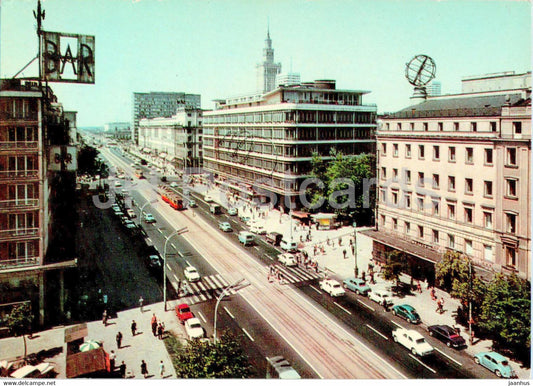 Warsaw - Warszawa - Aleje Jerozolimskie - Jerusalem Avenue - Poland - unused - JH Postcards