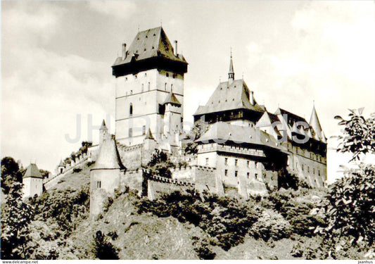 Karlstejn - hrad - castle - 18737 - Czech Repubic - Czechoslovakia - unused - JH Postcards