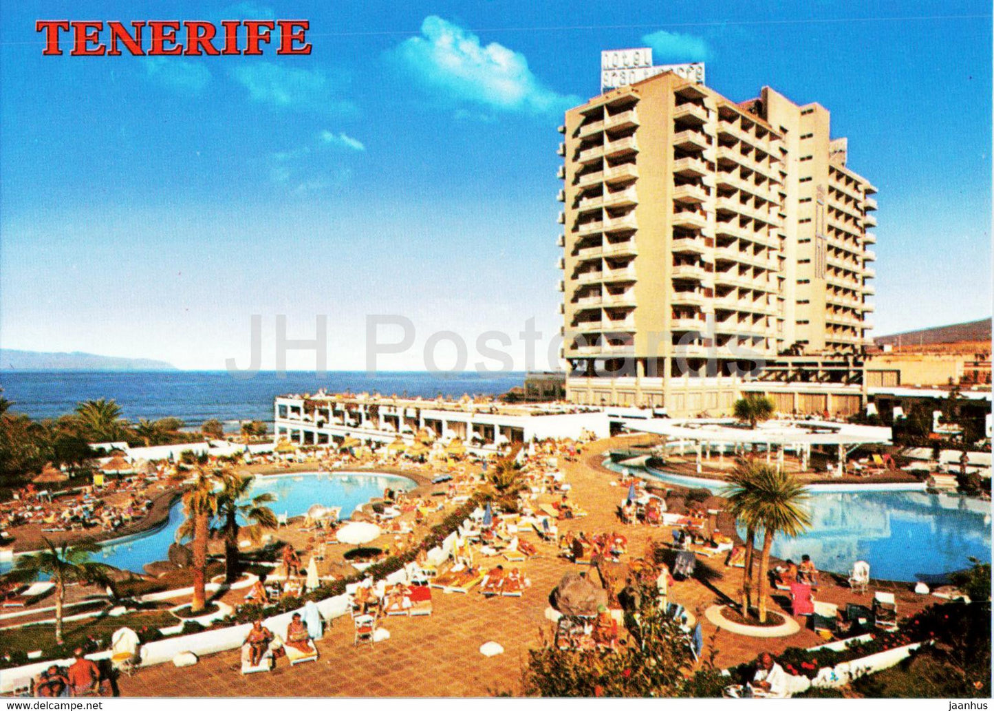 Playa de las Americas - beach - hotel - Tenerife - 4161 - Spain - unused - JH Postcards