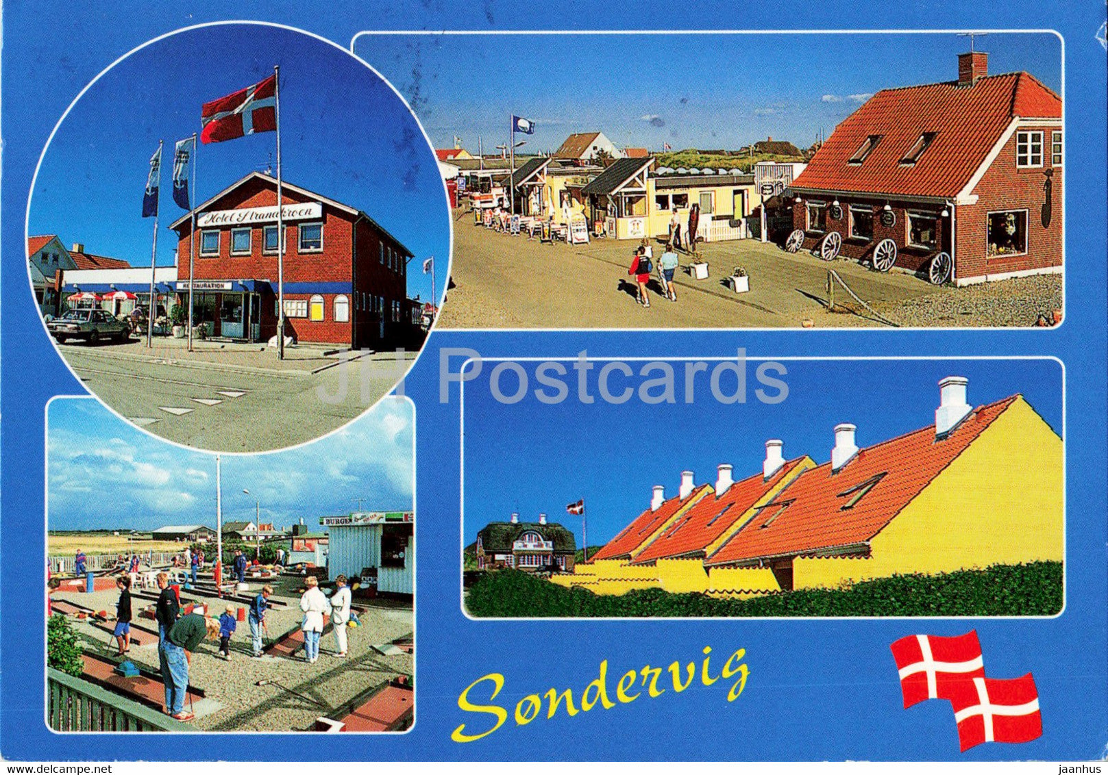 Partier fra Sondervig - town views - 1998 - Denmark - used - JH Postcards