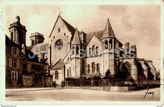 Langres - Abside de la Cathedrale St Mammes - cathedral - 315 - old postcard - France - used - JH Postcards