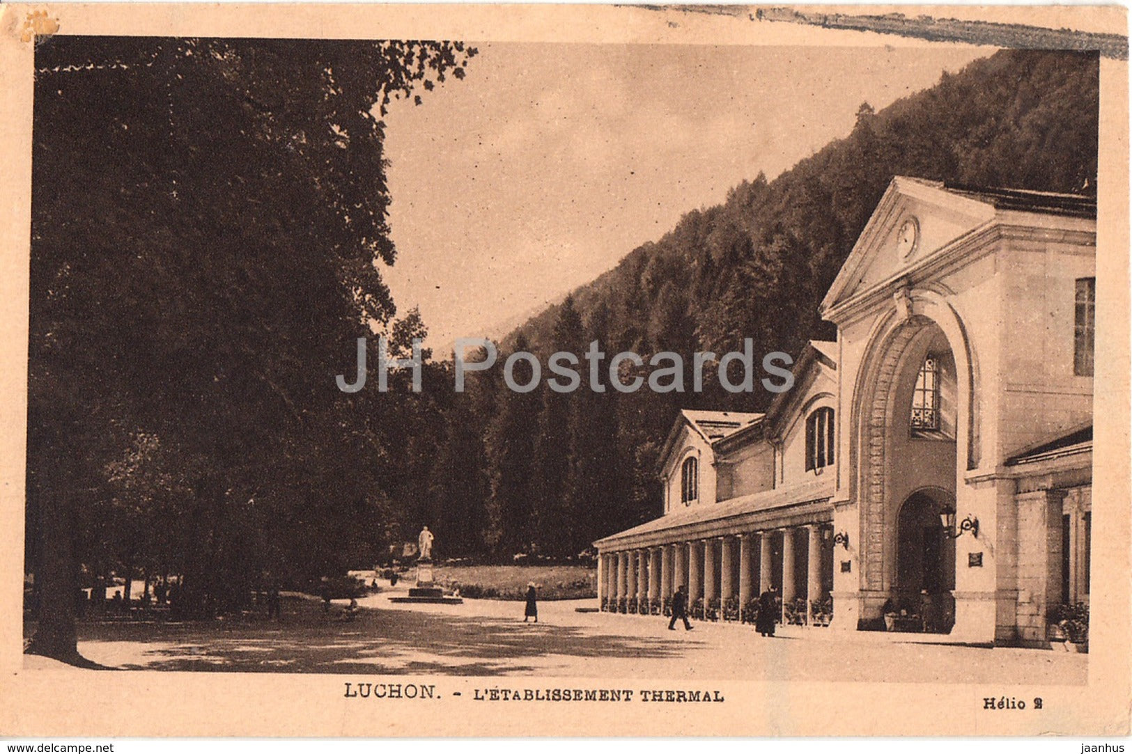 Luchon - L'Etablissement Thermal - old postcard - 1931 - France - used - JH Postcards