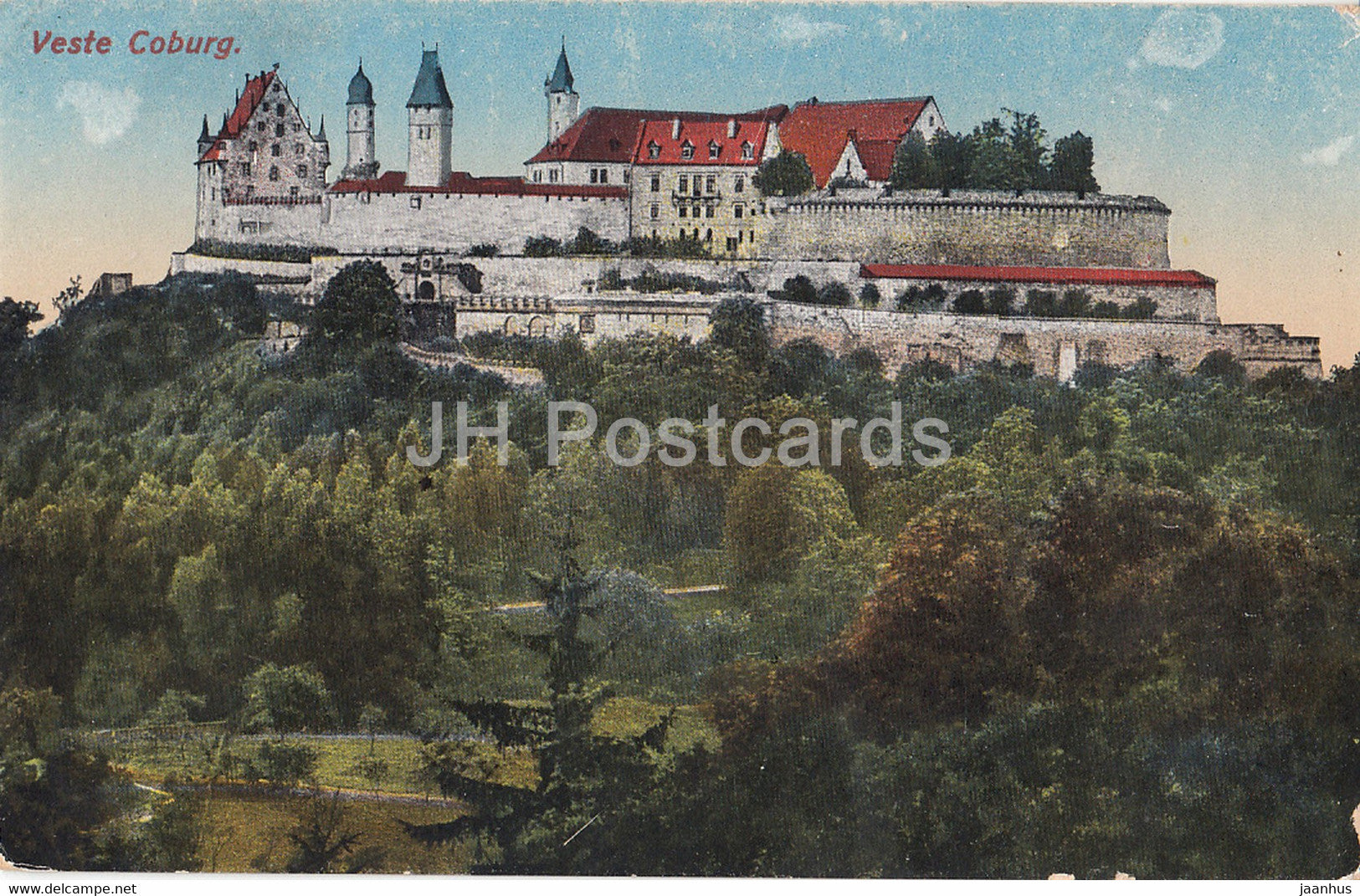 Veste Coburg - 374 - old postcard - Germany - unused - JH Postcards