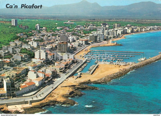 Ca'n Picafort - Mallorca - aerial view - Spain - used - JH Postcards