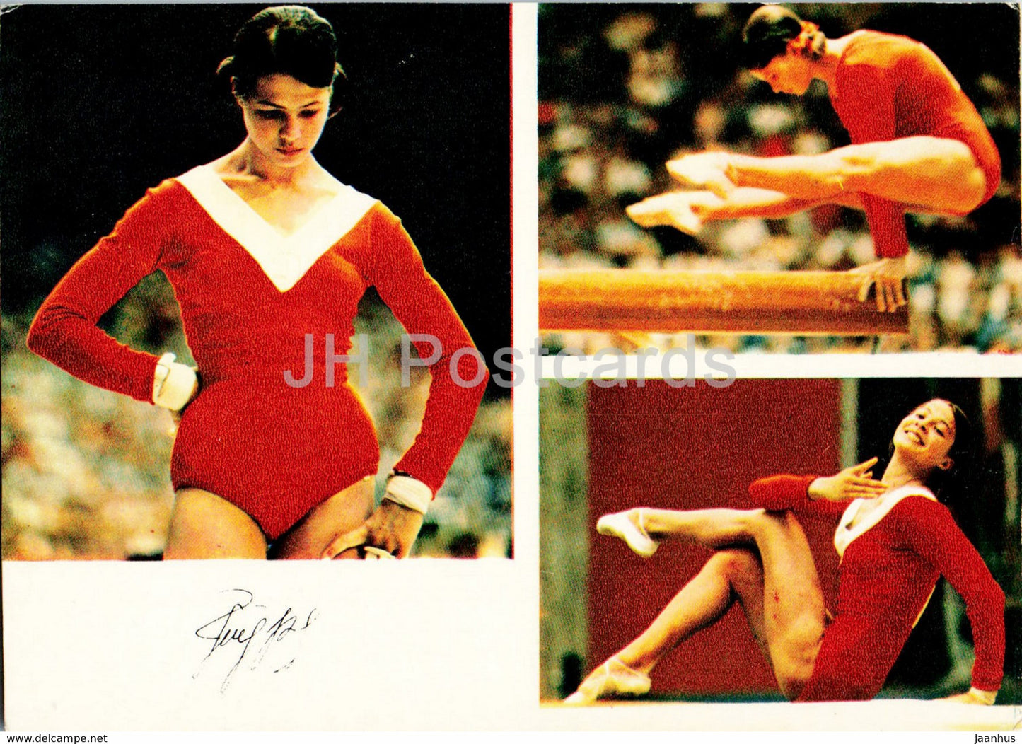 Ludmilla Tourischeva - gymnastics - Soviet champions - sports - 1974 - Russia USSR - unused - JH Postcards
