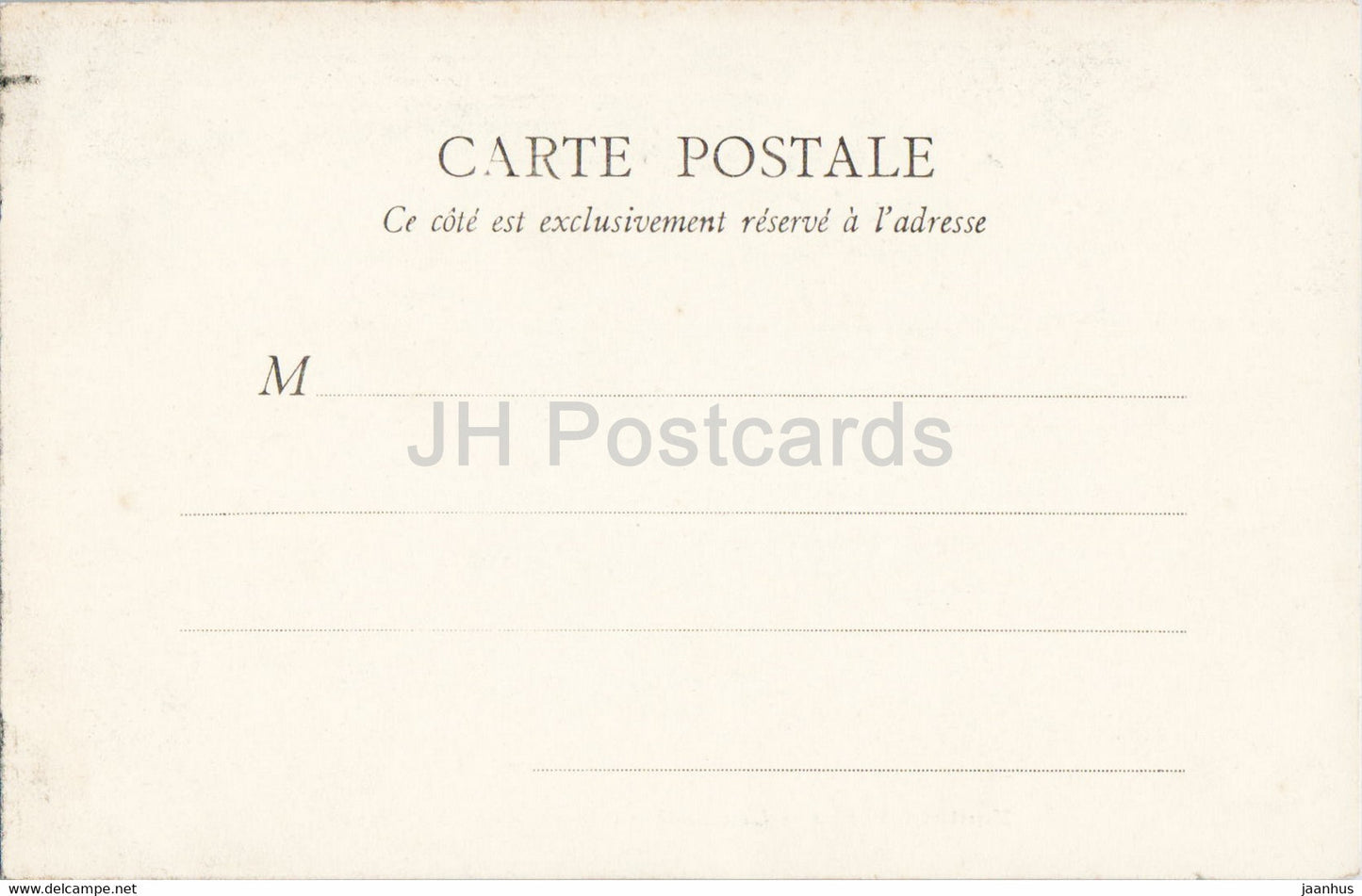 Fontainebleau - La Chambre a coucher de l'Empereur - old postcard - France - unused