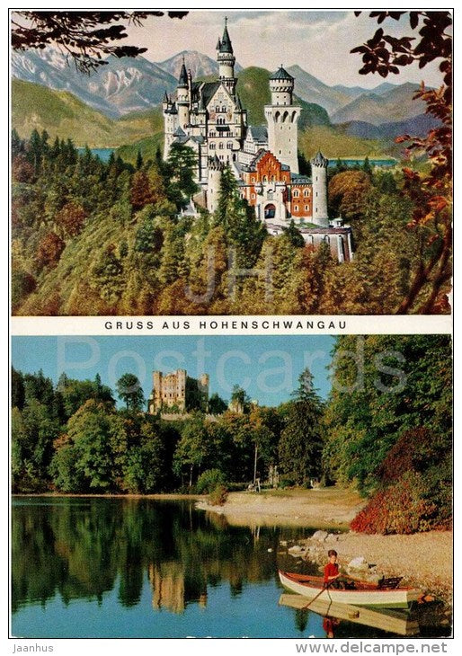 Grüss aus Hohenschwangau - Königsschlösser Neuschwanstein und Hohenschwangau - 117/217 - Germany - nicht gelaufen - JH Postcards