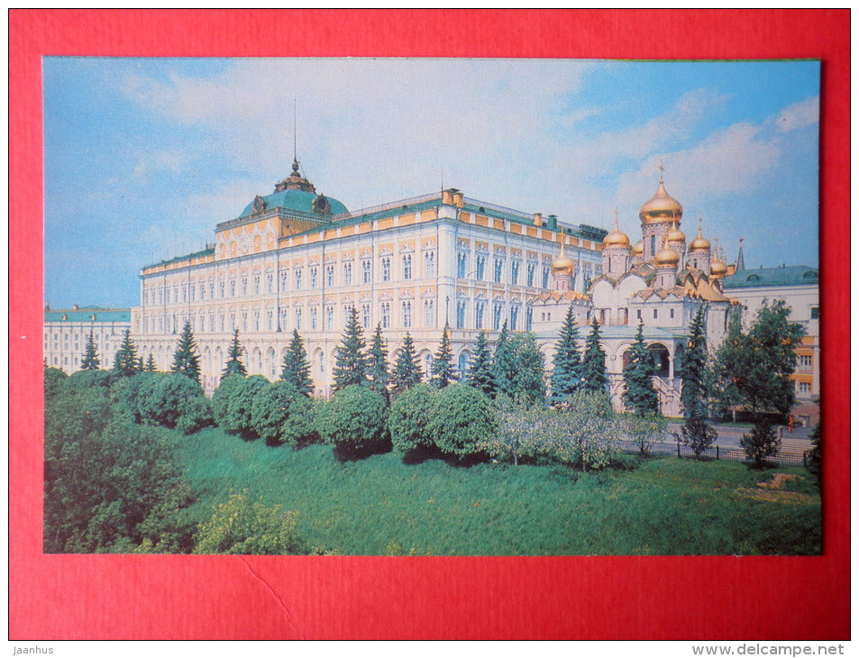 The Great Kremlin Palace , 1839-49 - Kremlin - Moscow - 1983 - Russia USSR - unused - JH Postcards