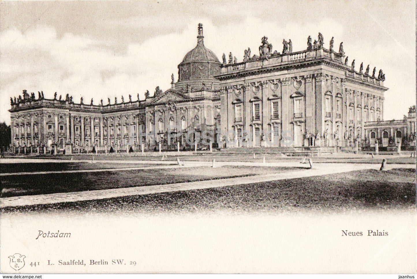 Potsdam - Neues Palais - 441 - old postcard - Germany - unused - JH Postcards