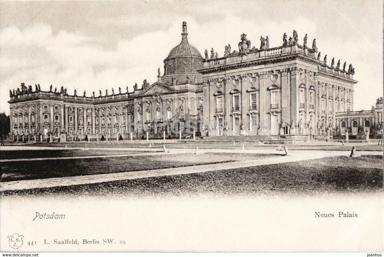 Potsdam - Neues Palais - 441 - old postcard - Germany - unused - JH Postcards