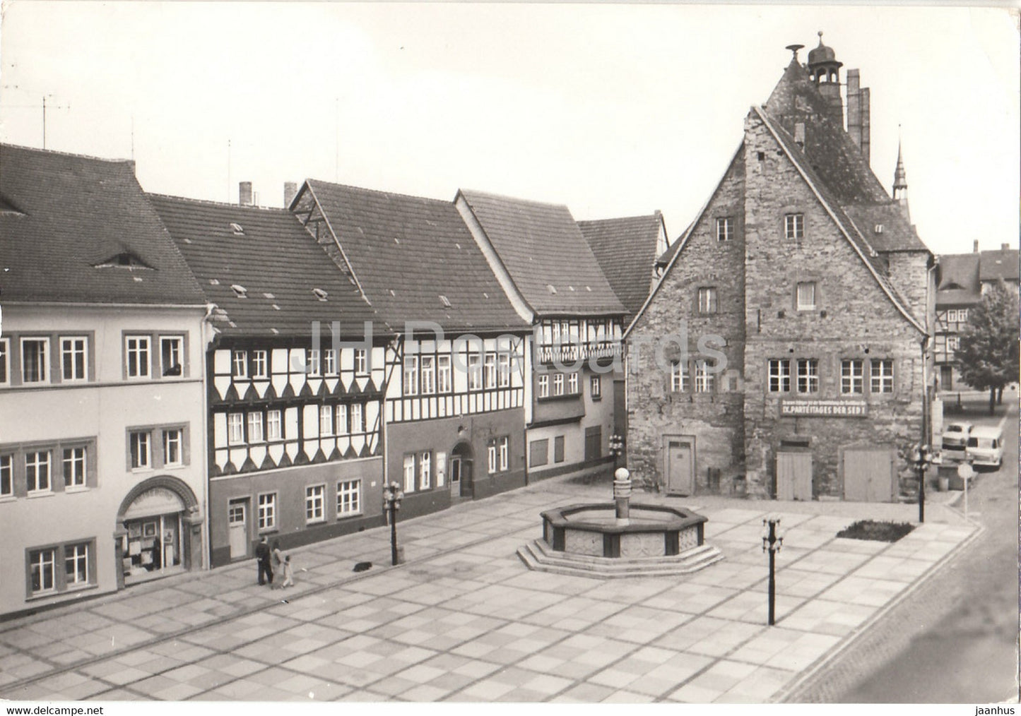 Sangerhausen - Marktplatz und Rathaus - Germany DDR - unused - JH Postcards