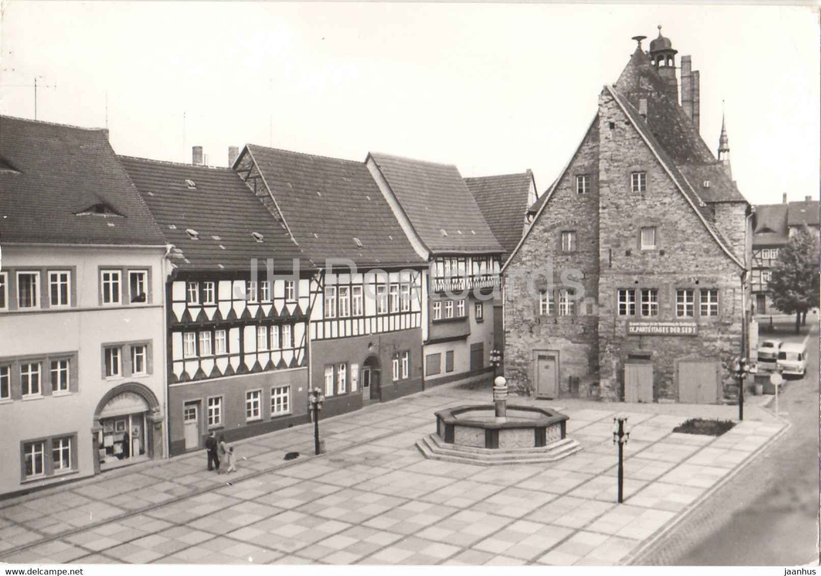 Sangerhausen - Marktplatz und Rathaus - Germany DDR - unused - JH Postcards